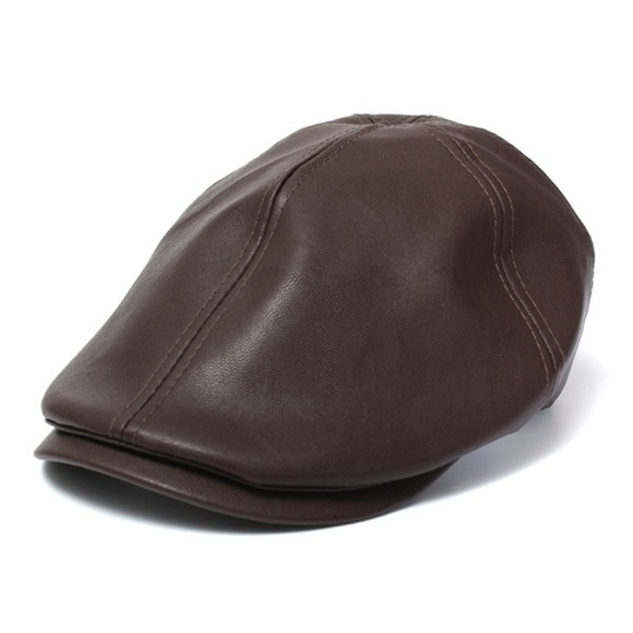 Other - 🎉HP 🎁 Newsboy Hat Faux Leather